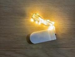 1個 Ledクリスマスツリーライト 白　電池× 装飾ストリングライト ストリング