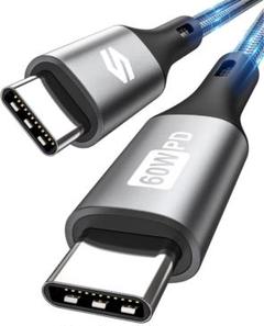 Silkland USB-C 急速充電ケーブル 0.5m PD 60W対応