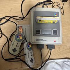Nintendo スーパーファミコン本体 コントローラー2個 ソフト2本つき