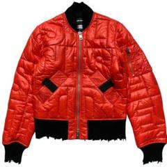 美品 DIESEL 高機能中綿ジャケット MA1 キルティング カットオフ