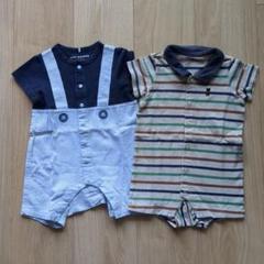 pom ponette baby ミキハウス　ロンパースセット 70