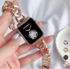 44mm アップルウォッチ　バンド チェーンベルト アップルウォッチ　ベルト