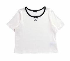 バイカラーデザインリボンテレコT 150 オフホワイト　JENNI Love