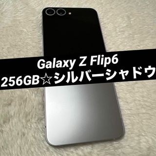 Galaxy Z Flip6 256GB シルバーシャドウ u45