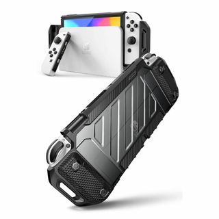 【色:黒/透明】SUPCASE Nintendo Switch OLED用保護 