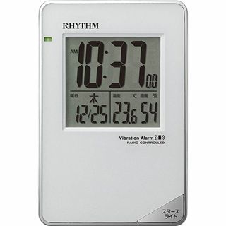 【特価セール】リズム(RHYTHM) 目覚まし時計 電波時計 振動 バイブレーシ