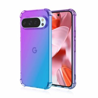 【Robinsys】対応 Pixel 9/9 Pro ケース TPU（パープルブ