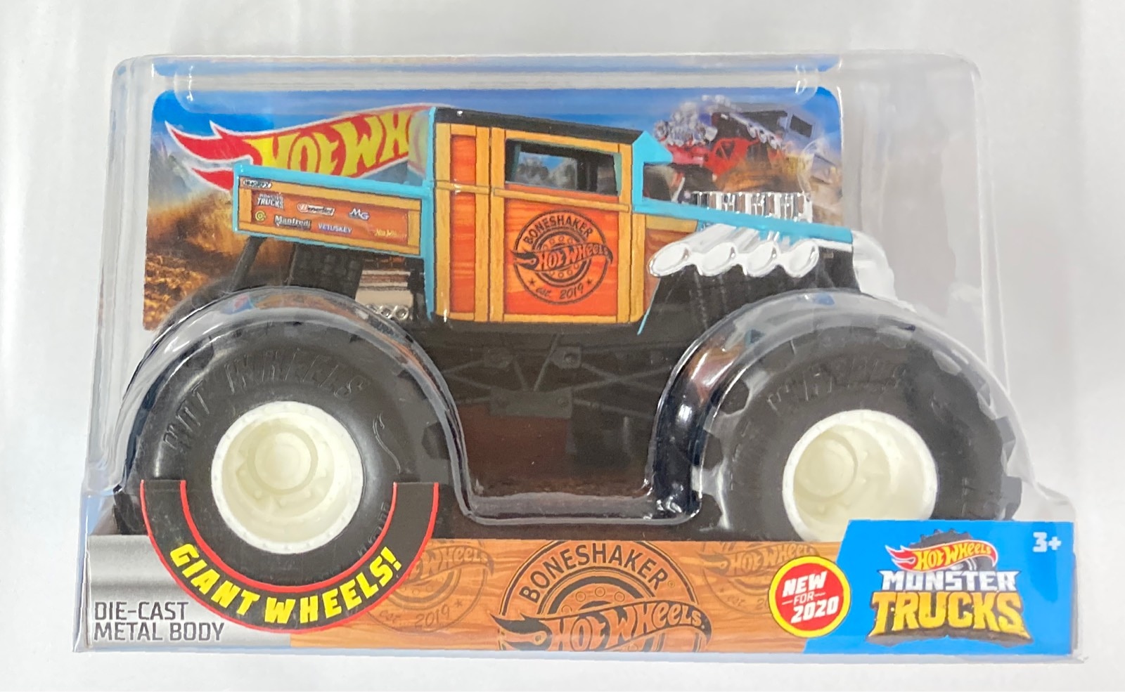 MATTEL MONSTER TRUCKS/NEW FOR 2020 HOTWHEELS BONESHARKER